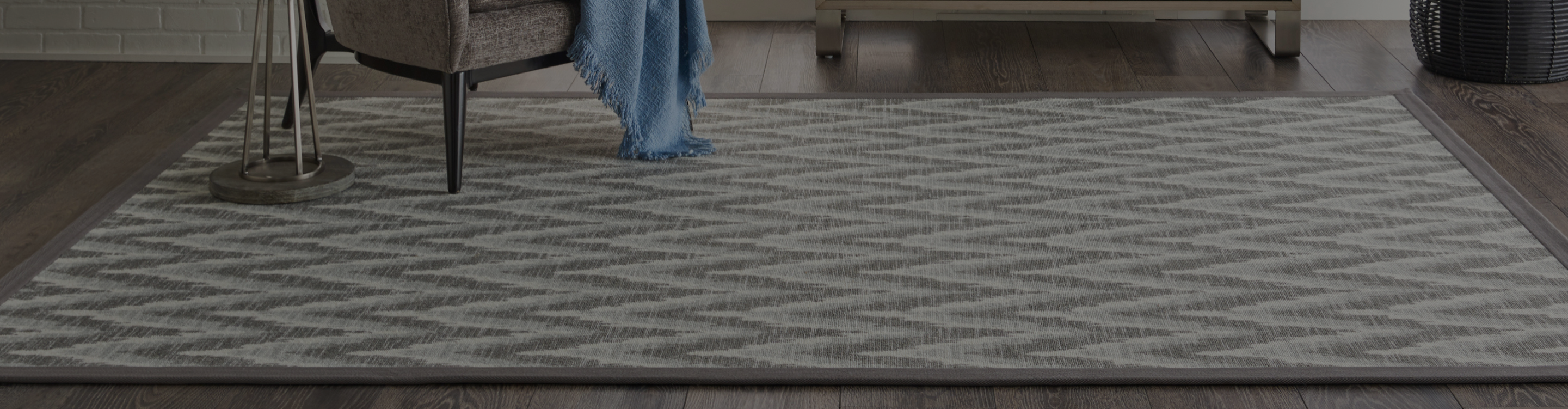 area rug in living area