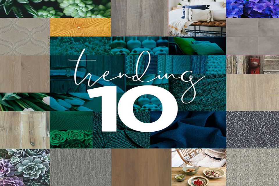 Trending 10 graphic for top ten trending flooring for 2021