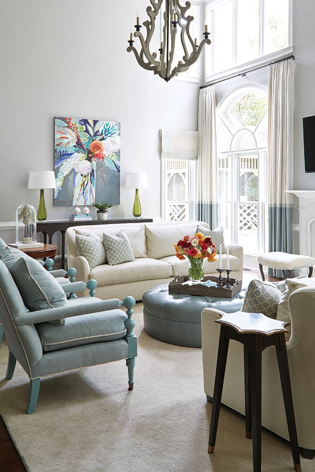 Living room designed by Kandrac & Kole Interiors