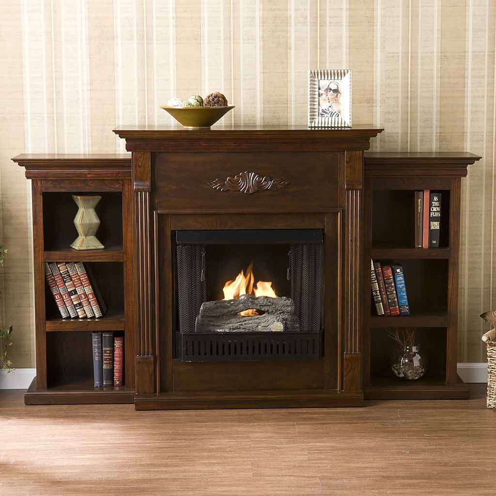 a fireplace from Ventless Fireplace adds warmth to a space