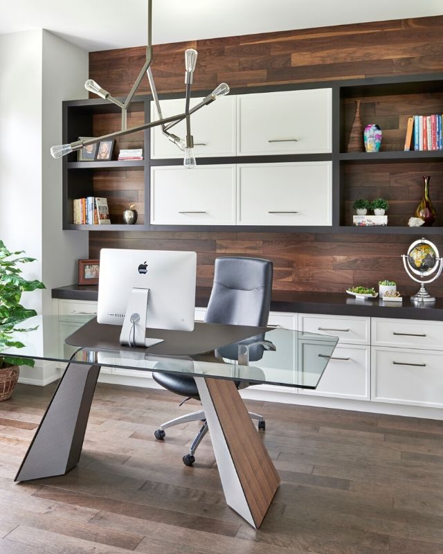 Home Office Ideas | Built-in Shelving Home Office