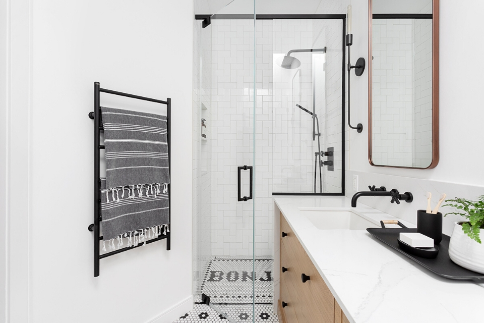 Versatile Home Design - Walk in Shower and Handrail