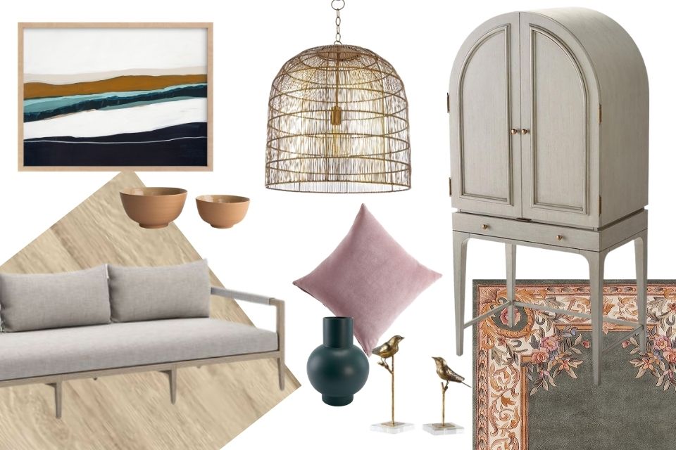 Curated decor, lighting, and furniture for styles we love from summer 2021 magazine Beautiful Design Made Simple